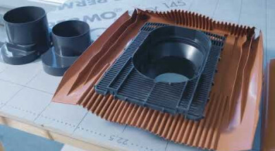 Steildach Flachlüfter: Einbau